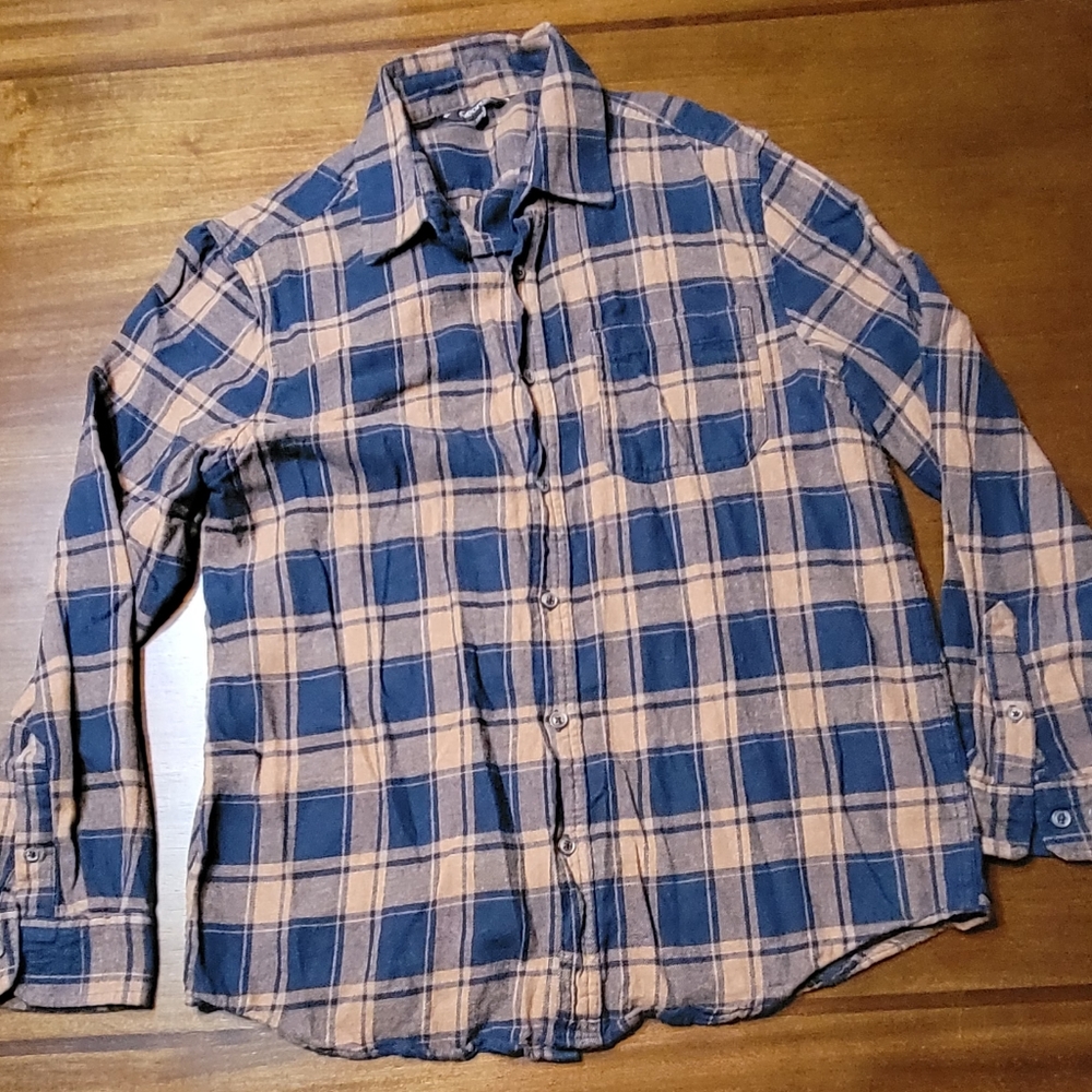 George Cotton Plaid Button Down Shirt